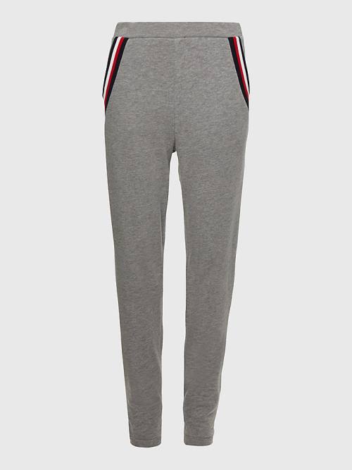 Tommy Hilfiger Lounge Cuffed Joggers Ženske Hlače Siva | TH102SGT