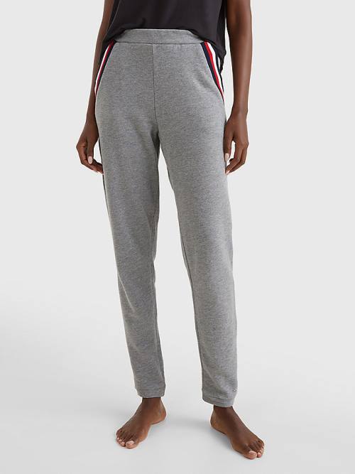 Tommy Hilfiger Lounge Cuffed Joggers Ženske Hlače Siva | TH102SGT