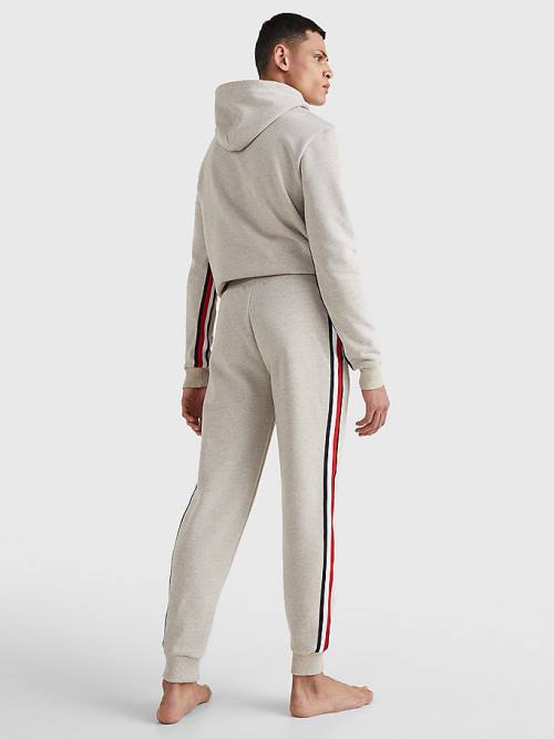 Tommy Hilfiger Lounge Signature Tape Joggers Moški Pižama Bež | TH657AUB