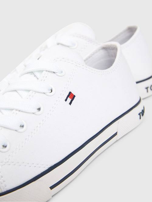 Tommy Hilfiger Low-Top Dekleta Superge Bela | TH302HAB