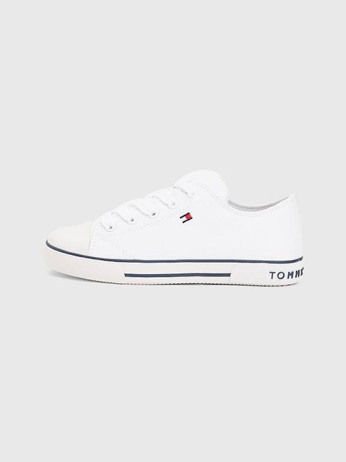 Tommy Hilfiger Low-Top Dekleta Superge Bela | TH302HAB