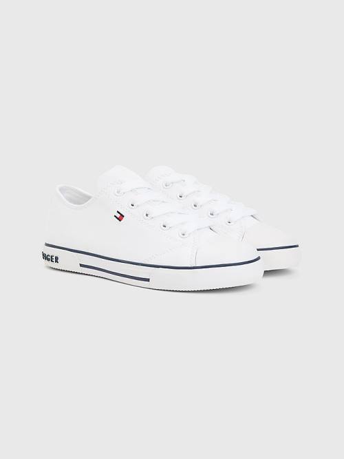 Tommy Hilfiger Low-Top Dekleta Superge Bela | TH302HAB