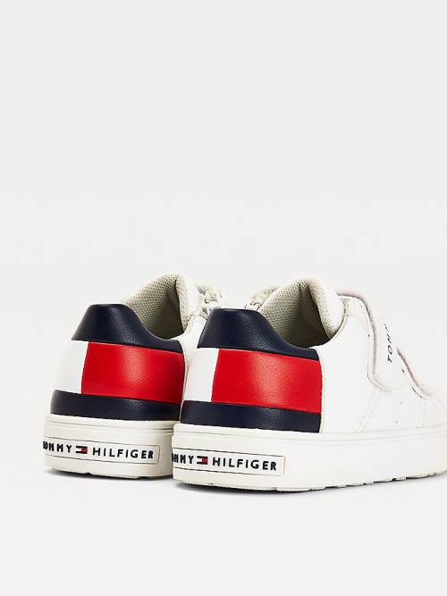 Tommy Hilfiger Low-Top Fantje Superge Bela | TH460WUZ