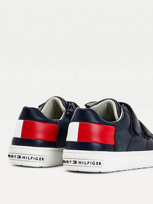 Tommy Hilfiger Low-Top Fantje Superge Modra | TH178NIJ