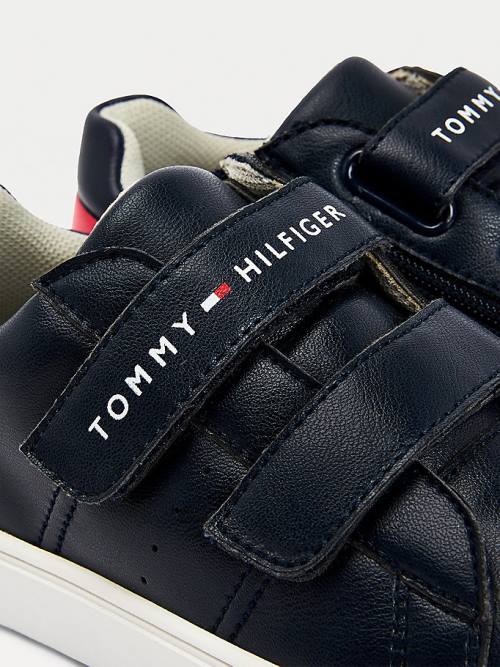 Tommy Hilfiger Low-Top Fantje Superge Modra | TH178NIJ