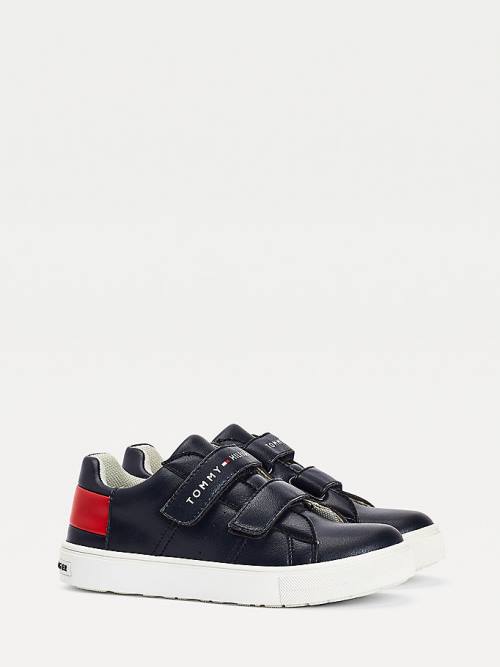 Tommy Hilfiger Low-Top Fantje Superge Modra | TH178NIJ