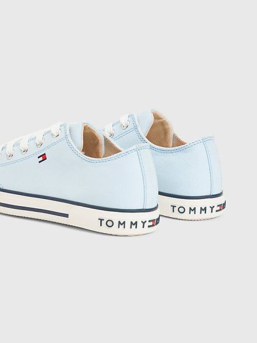 Tommy Hilfiger Low-Top Fantje Superge Modra | TH837RVP