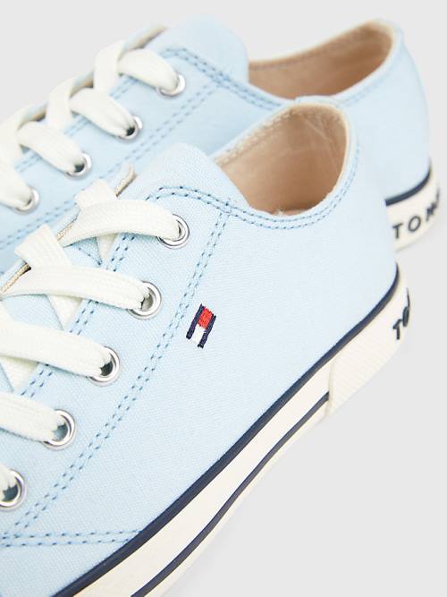 Tommy Hilfiger Low-Top Fantje Superge Modra | TH837RVP