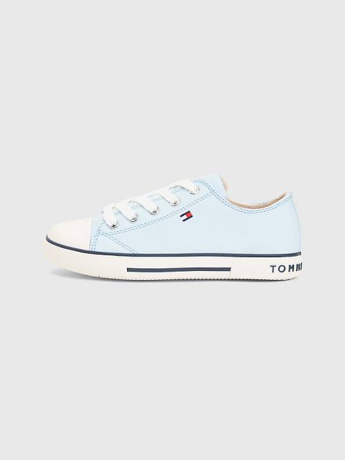 Tommy Hilfiger Low-Top Fantje Superge Modra | TH837RVP