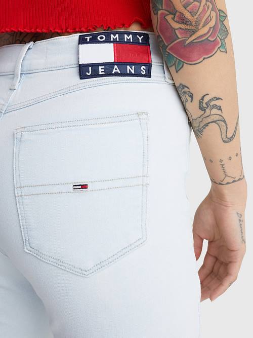 Tommy Hilfiger Melany Ultra High Rise Super Skinny Ženske Kavbojke Denim | TH197ZSK