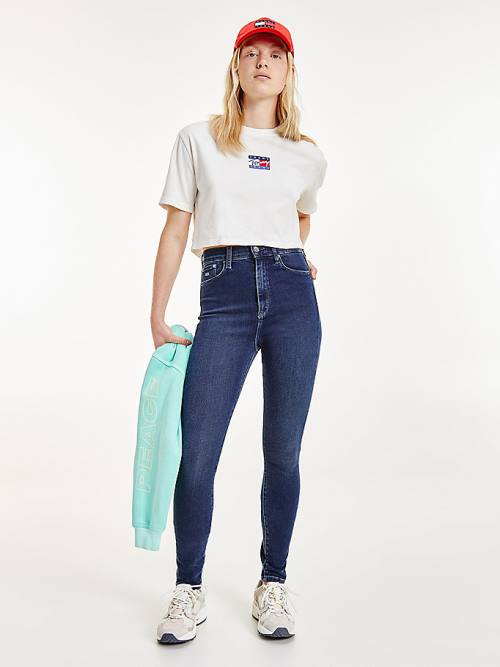 Tommy Hilfiger Melany Ultra High Rise Super Skinny Ženske Kavbojke Denim | TH476CDR