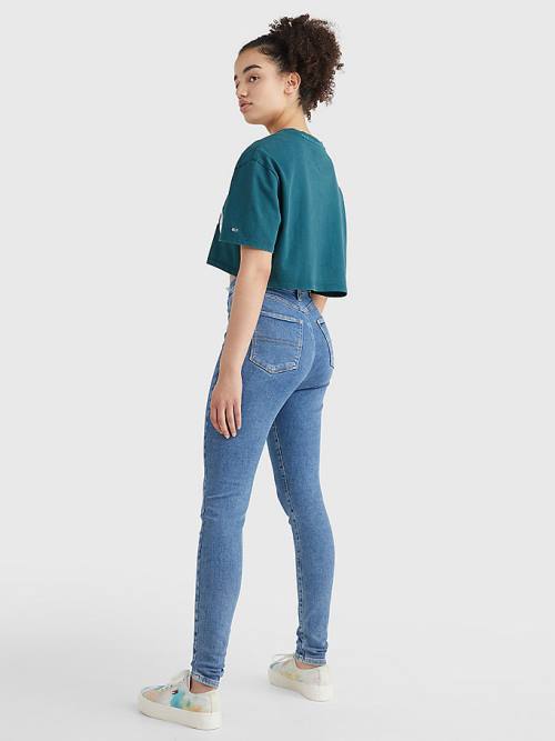 Tommy Hilfiger Melany Ultra High Rise Super Skinny Ženske Kavbojke Denim | TH503MFE