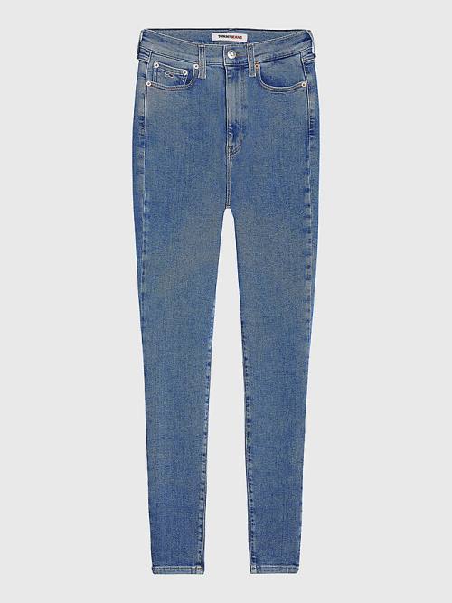 Tommy Hilfiger Melany Ultra High Rise Super Skinny Ženske Kavbojke Denim | TH503MFE