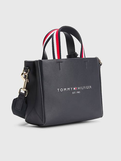 Tommy Hilfiger Micro Tote Ženske Torbice Modra | TH975DKT