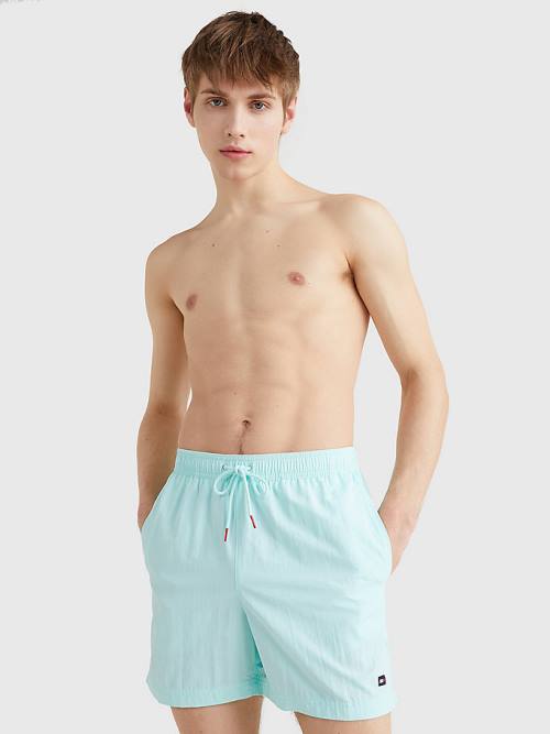 Tommy Hilfiger Mid Length Drawstring Shorts Moški Kopalke Modra | TH496ZNE