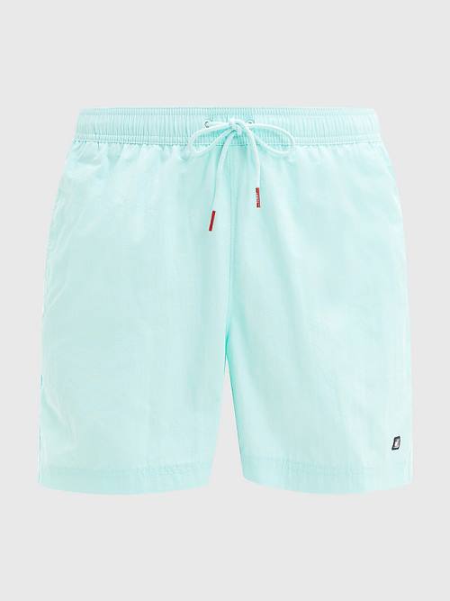 Tommy Hilfiger Mid Length Drawstring Shorts Moški Kopalke Modra | TH496ZNE