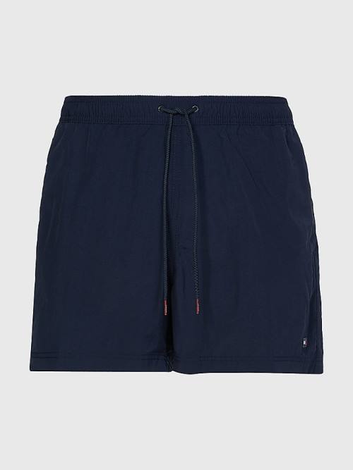 Tommy Hilfiger Mid Length Drawstring Shorts Moški Kopalke Modra | TH948HVB