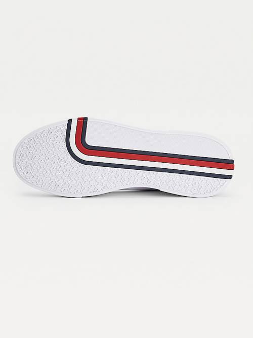 Tommy Hilfiger Modern Cupsole Leather Moški Superge Bela | TH630ZSA