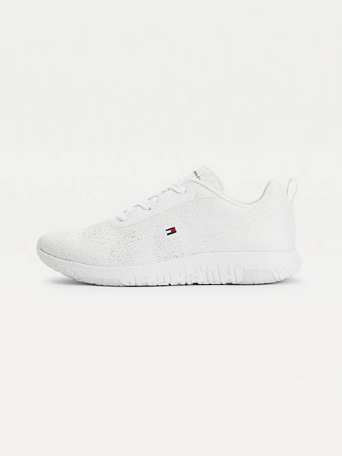 Tommy Hilfiger Modern Lightweight Mesh Moški Superge Bela | TH207CLS