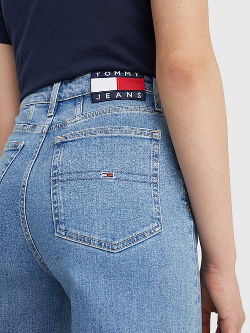 Tommy Hilfiger Mom Ultra High Rise Tapered Ženske Kavbojke Denim | TH415VXH