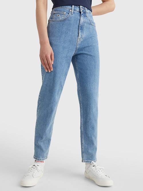 Tommy Hilfiger Mom Ultra High Rise Tapered Ženske Kavbojke Denim | TH415VXH