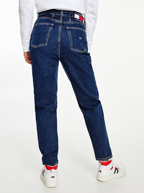 Tommy Hilfiger Mom Ultra High Rise Tapered Ženske Kavbojke Denim | TH461JAV