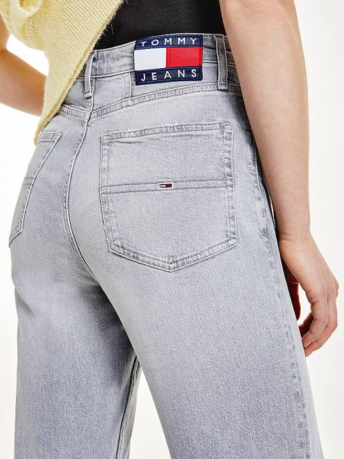 Tommy Hilfiger Mom Ultra High Rise Tapered Faded Ženske Kavbojke Denim | TH621ARQ