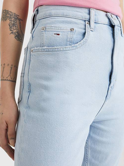 Tommy Hilfiger Mom Ultra High Rise Tapered Ženske Kavbojke Denim | TH657EZT