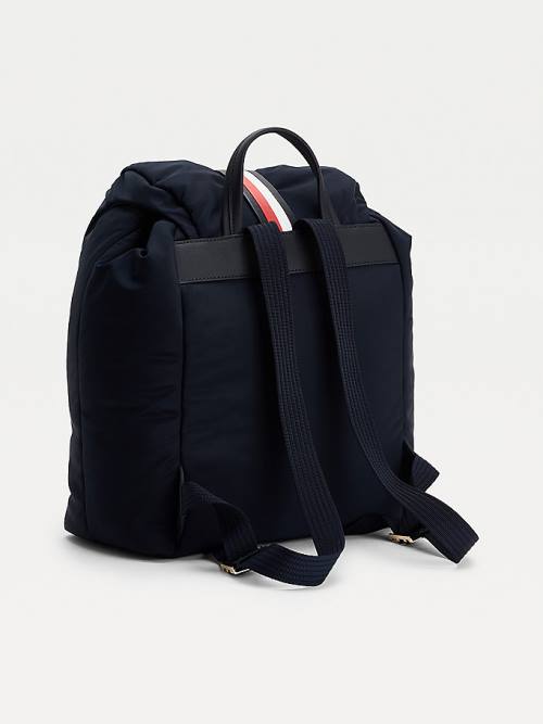 Tommy Hilfiger Monogram Backpack Ženske Torbice Modra | TH958MTZ