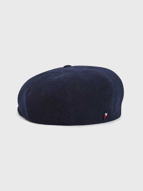 Tommy Hilfiger Monogram Newsboy Cap Ženske Kapa Modra | TH190KWP