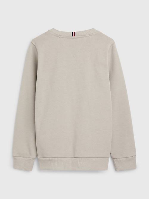 Tommy Hilfiger Natural Earth Dye Fantje Pulover Siva | TH290FRK