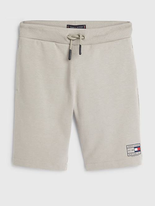 Tommy Hilfiger Natural Earth Dye Sweat Shorts Fantje Hlače Siva | TH071UIM