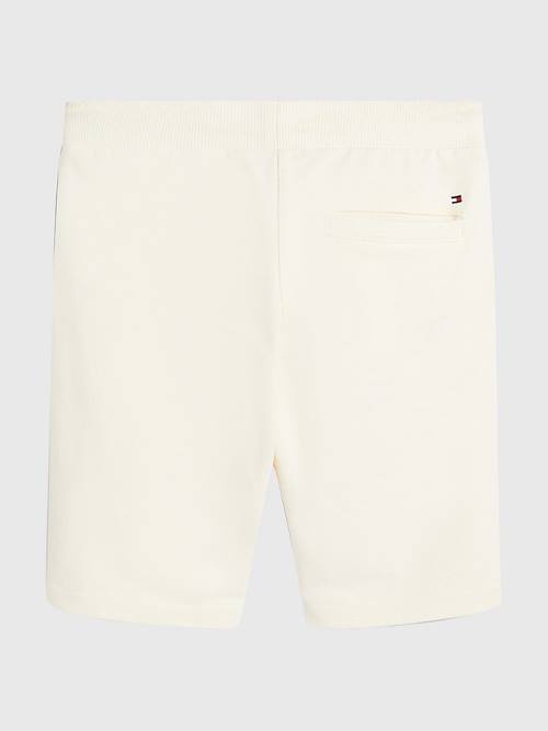 Tommy Hilfiger Natural Earth Dye Sweat Shorts Fantje Hlače Bela | TH356XVA