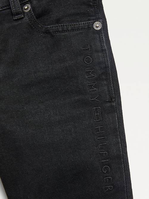 Tommy Hilfiger Nora Skinny Faded Black Dekleta Kavbojke Denim | TH930GRM