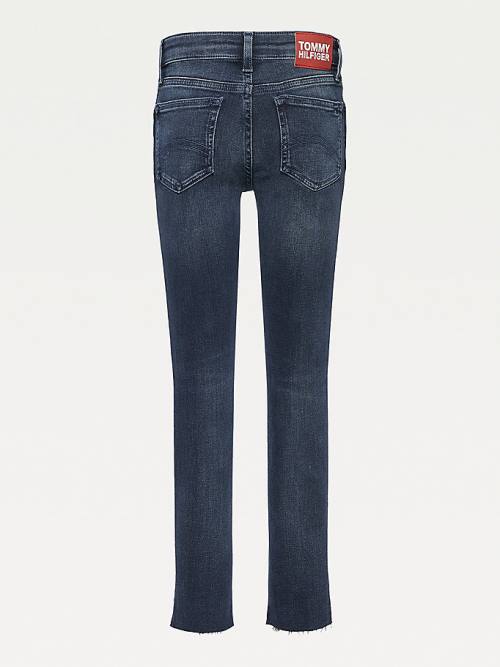 Tommy Hilfiger Nora Skinny Raw Hem Dekleta Kavbojke Denim | TH036SQT