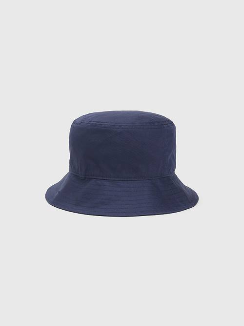 Tommy Hilfiger Organic Cotton Bucket Moški Kapa Modra | TH145PLS