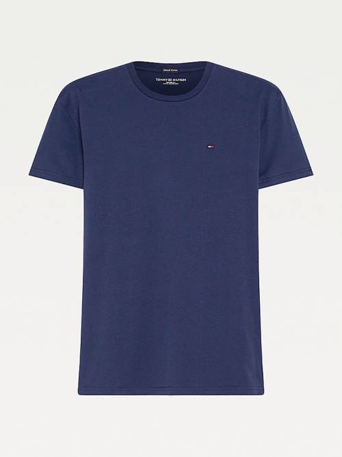 Tommy Hilfiger Organic Cotton Moški Pižama Modra | TH710HFK