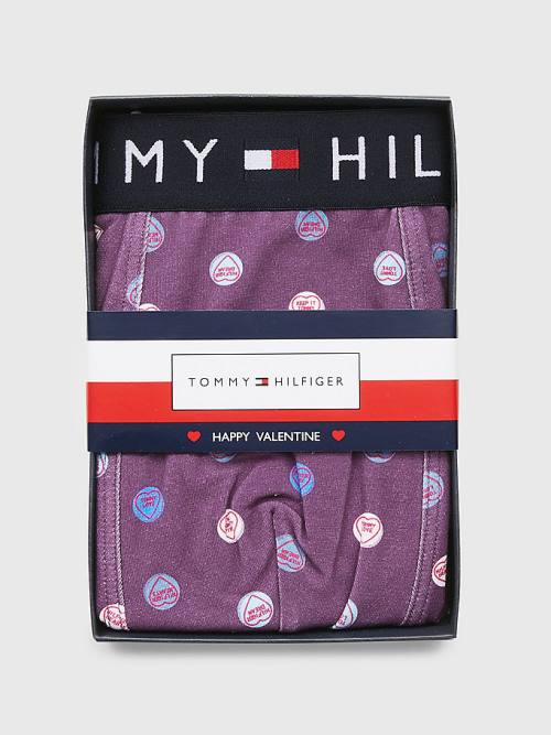 Tommy Hilfiger Original All-Over Print Trunks Moški Spodnje Perilo Bež | TH857CGE