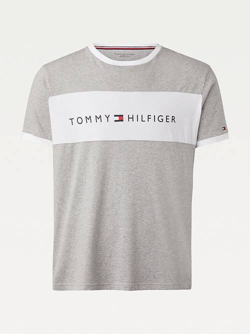 Tommy Hilfiger Original Colour-Blocked Logo Moški Pižama Siva | TH263CAX