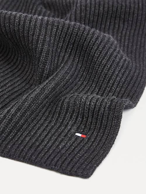 Tommy Hilfiger Pima Cotton Cashmere Moški Šal Siva | TH406DHL