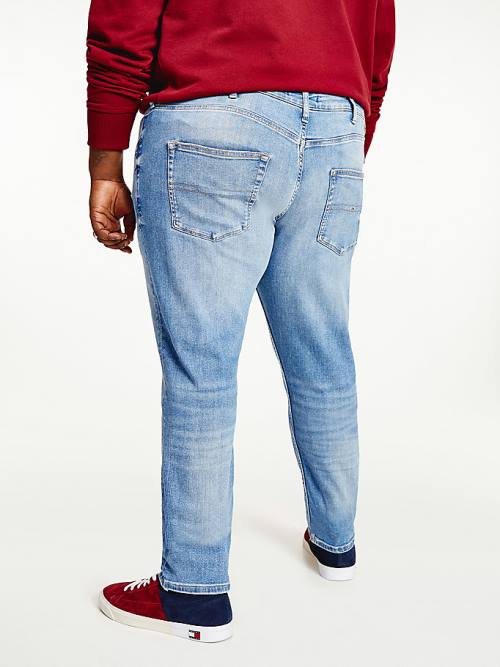 Tommy Hilfiger Plus Scanton Slim Faded Moški Kavbojke Denim | TH834VLX