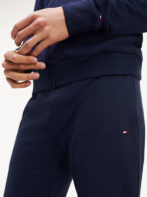 Tommy Hilfiger Pure Cotton Joggers Moški Pižama Modra | TH291MOI