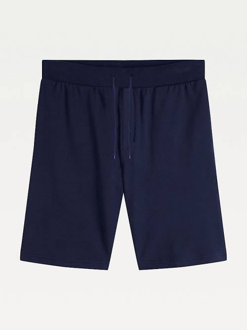 Tommy Hilfiger Pure Cotton Shorts Moški Pižama Modra | TH720IWY