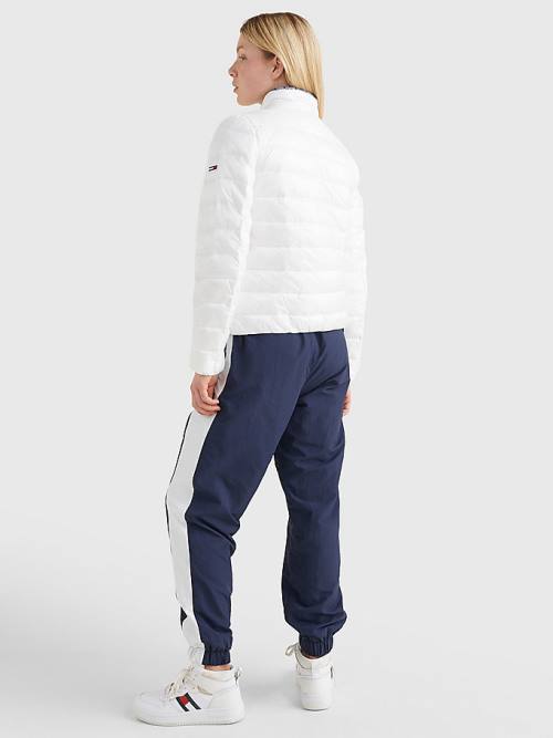 Tommy Hilfiger Quilted Zip-Thru Ženske Jakne Bela | TH328SRQ