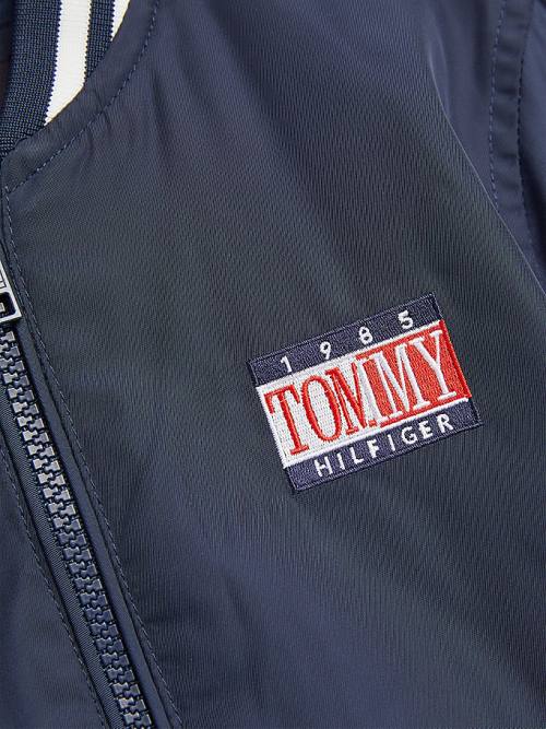 Tommy Hilfiger Recycled Bomber Dekleta Jakne Modra | TH173QKZ