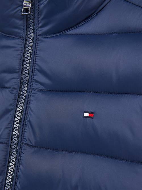 Tommy Hilfiger Recycled Faux Down Vest Fantje Jakne Modra | TH651IRL