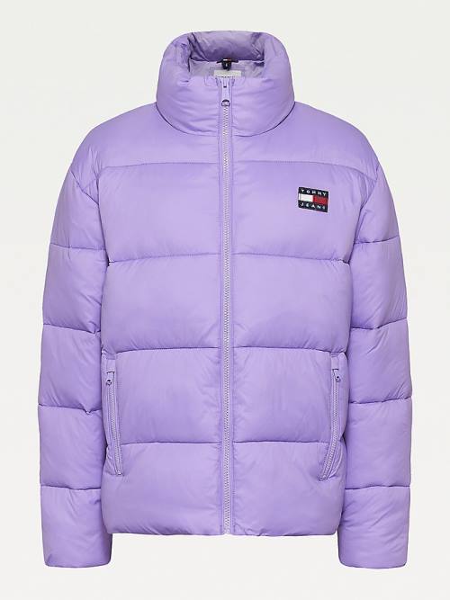 Tommy Hilfiger Recycled Nylon Puffer Ženske Jakne Vijolična | TH158CWH