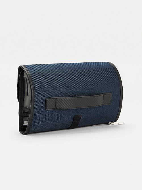 Tommy Hilfiger Recycled Travel Washbag Moški Torbice Modra | TH609PVS