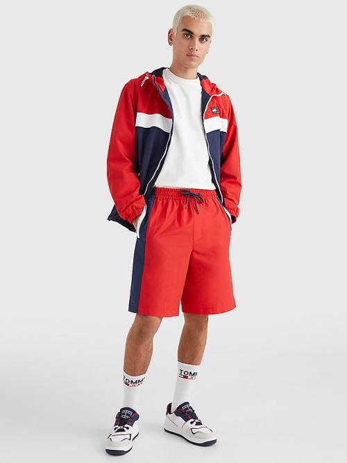 Tommy Hilfiger Relaxed Fit Basketball Moški Kratke Hlače Rdeča | TH415QZU