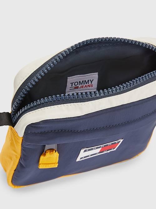 Tommy Hilfiger Repeat Logo Tape Reporter Moški Torbice Modra | TH471LUB